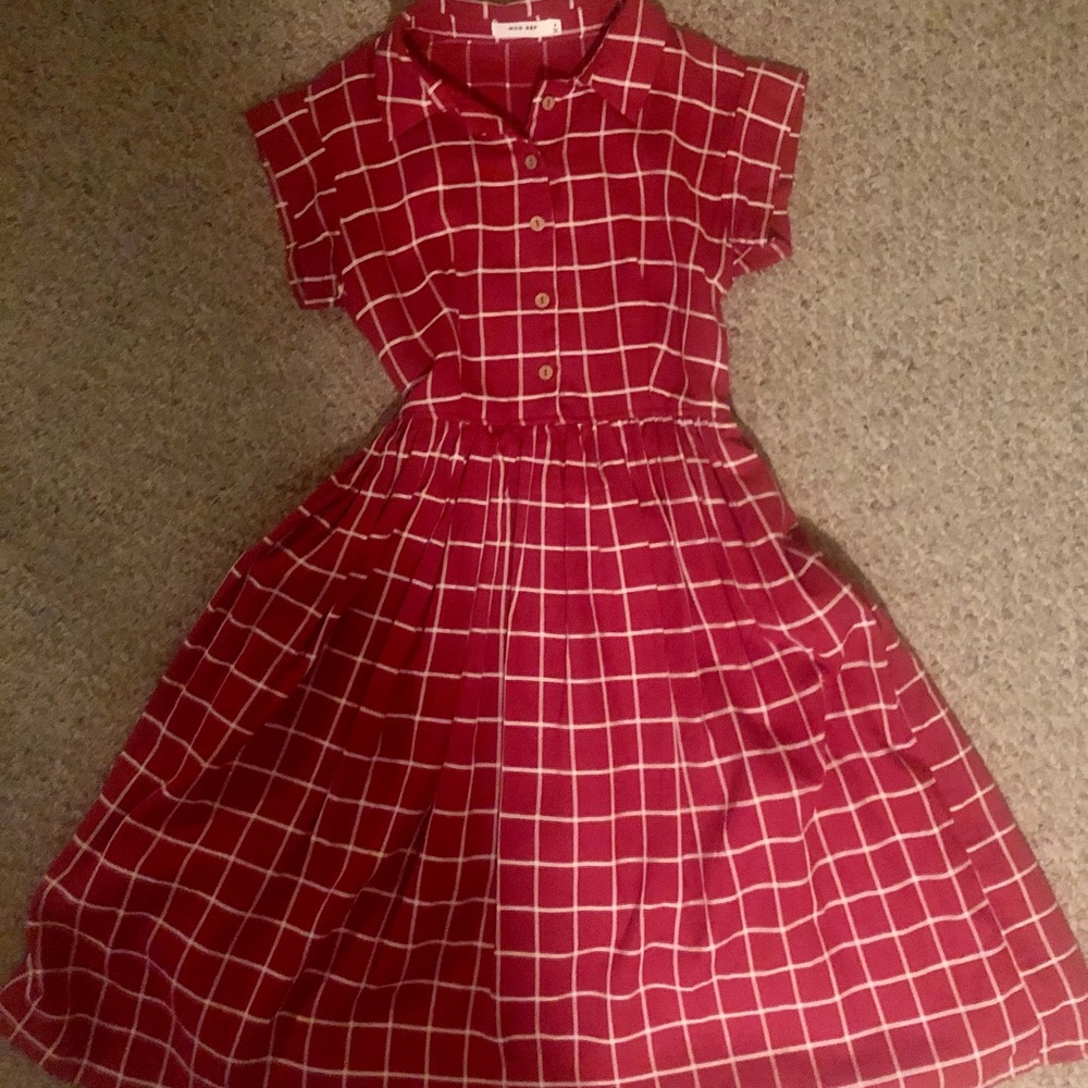 Mod Ref Vintage Red Dress